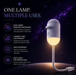 6-in-1 Galaxy Projector Night Light